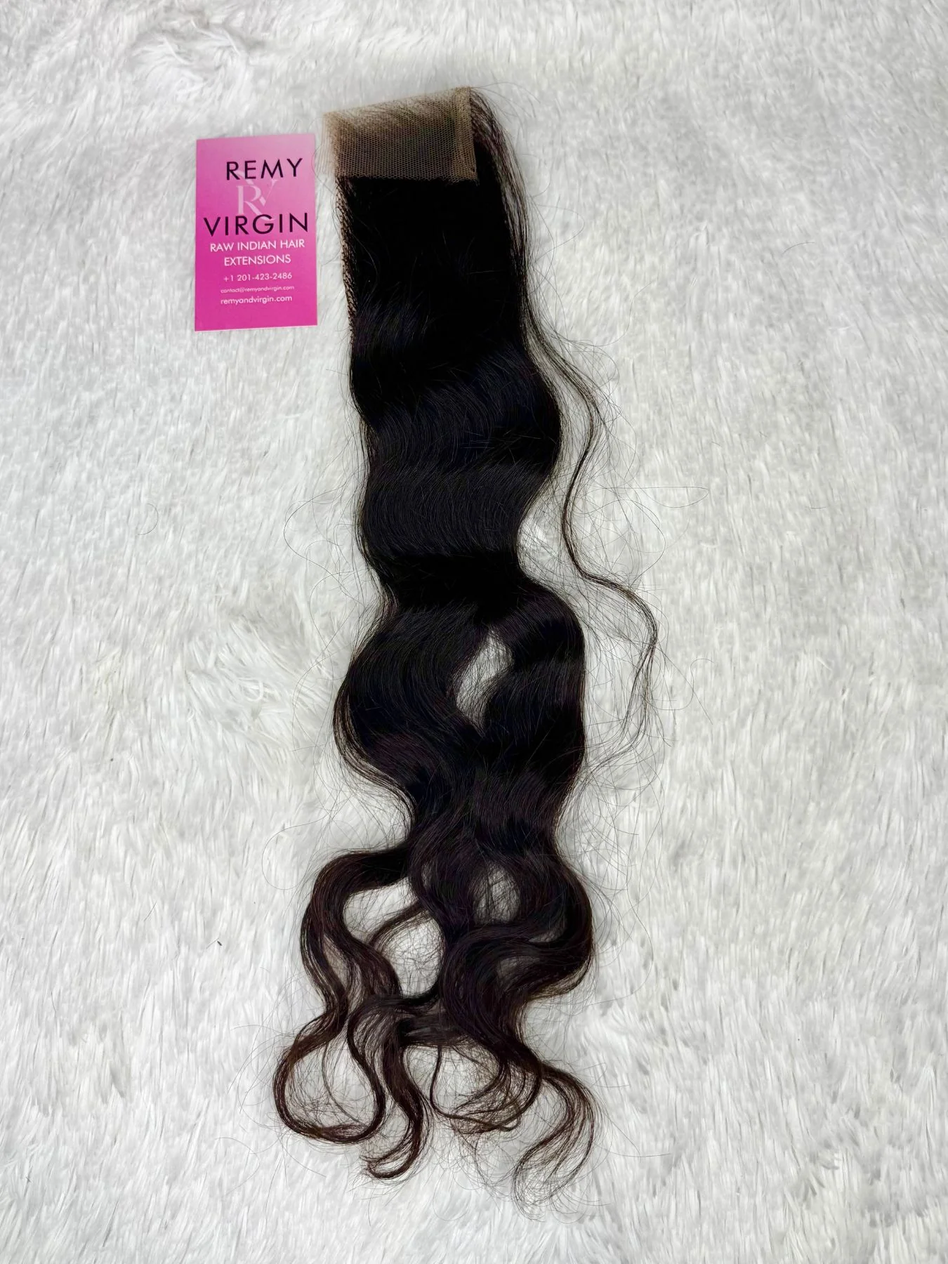 Raw Indian Loose Curly Lace Closure - Image 5