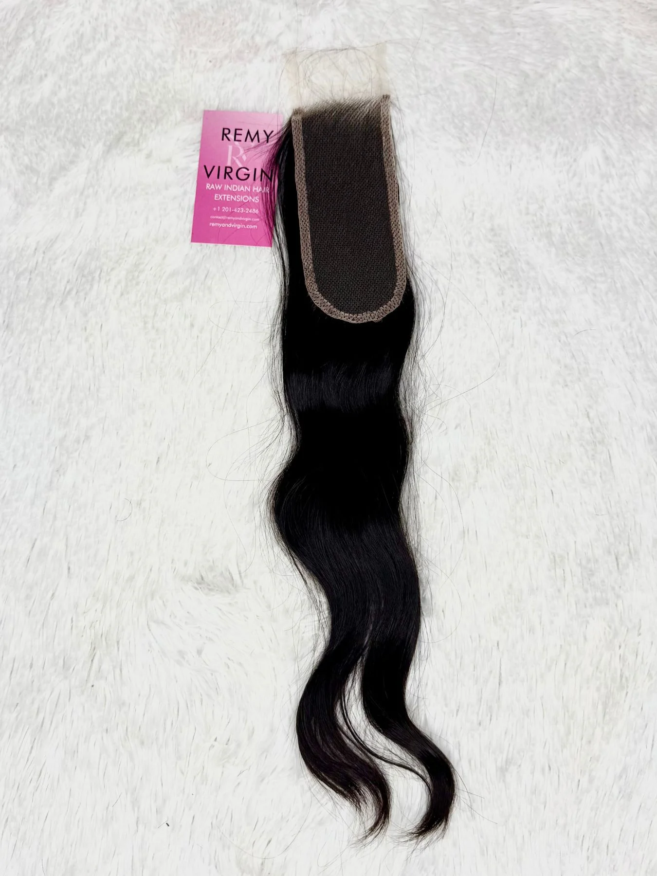 Raw Indian Straight Lace Closure - Image 4